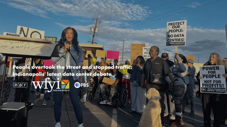 People overtook the street and stopped traffic: Indianapolis’ latest data center debate