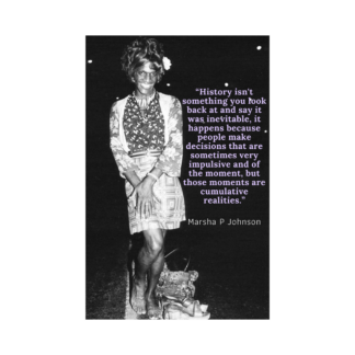 "Marsha P. Johnson" 11x17 Print